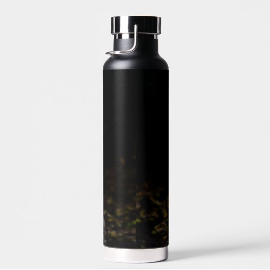 Majestätischer Winterschneeauuler Monogramm-indivi Trinkflasche (Rechts)