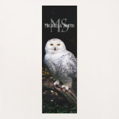Majestätischer Winterschneeauuler Monogramm-indivi Yogamatte (Vorderseite)