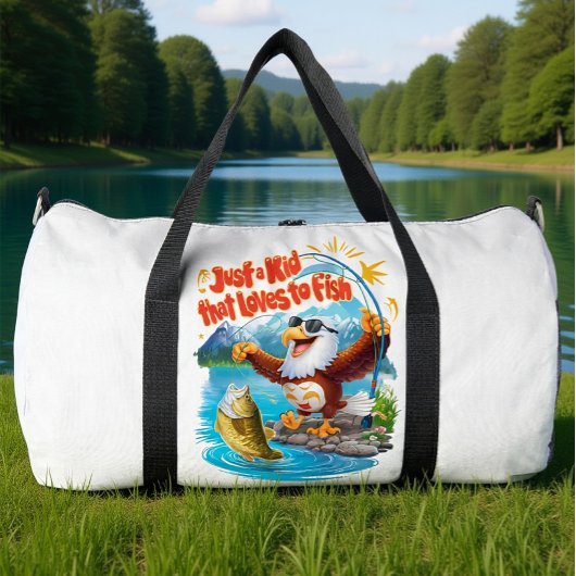Majestätisches Adler-Aquafeest Duffle Bag