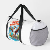 Majestätisches Adler-Aquafeest Duffle Bag (Rechte Ecke)