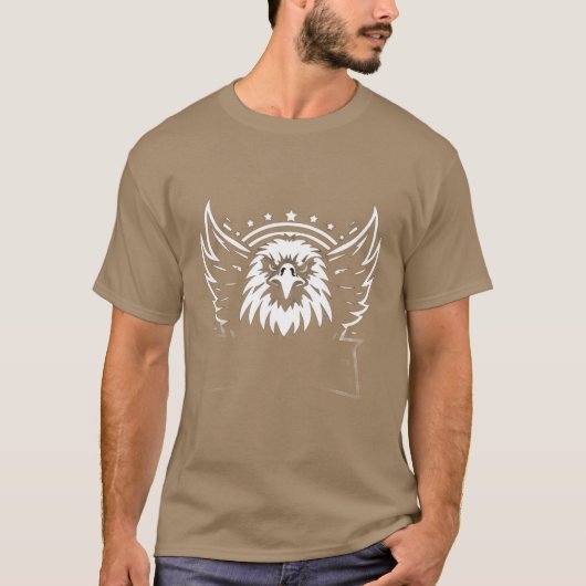 "Majestätisches Adler-Grafik-T-Shirt T-Shirt (Vorderseite)