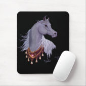 Majestätisches arabisches Pferd Mousepad (Mit Mouse)