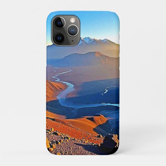 Majestätisches Bergtal-Fluss-Design Case-Mate iPhone Hülle (Rückseite)