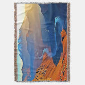Majestätisches Bergtal-Fluss-Design Decke (Vorderseite Vertikal)