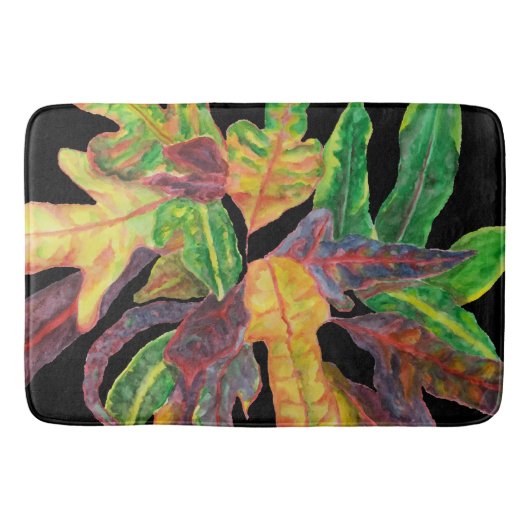 Majestätisches Blätter Badematte (Vorderseite)