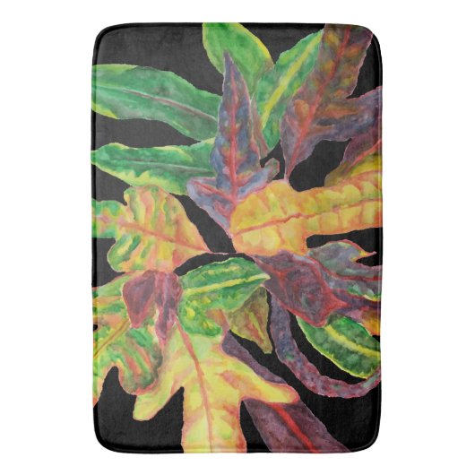 Majestätisches Blätter Badematte (Vorderseite Vertikal)