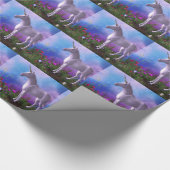 Majestätisches Einhorn Geschenkpapier (Ecke)