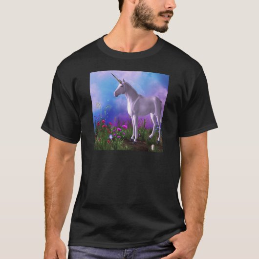 Majestätisches Einhorn T-Shirt (Vorderseite)