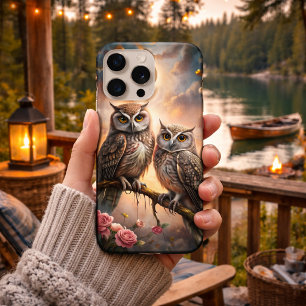 Majestätisches Eulendesign iPhone 15 Pro Hülle