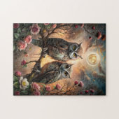 Majestätisches Eulendesign Puzzle (Horizontal)