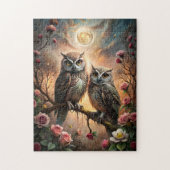 Majestätisches Eulendesign Puzzle (Vertikal)