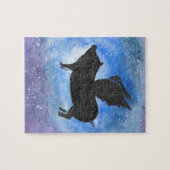 Majestätisches Fliegen-Schwein Puzzle (Horizontal)