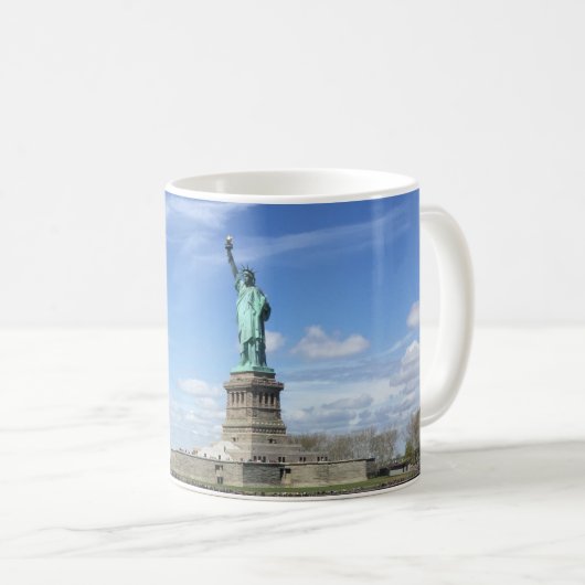 Majestätisches Freiheitsstatue Kaffeetasse (VorderseiteRechts)