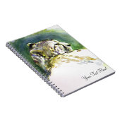 Majestätisches Gepard-Notizbuch Notizblock (Rechte Seite)