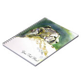Majestätisches Gepard-Notizbuch Notizblock (Linke Seite)