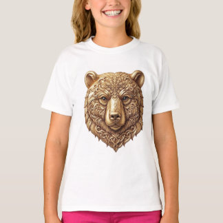 Majestätisches Grizzlybär-Kinder-T-Shirt, regale T T-Shirt
