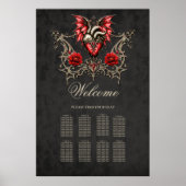 Majestätisches Herz, gotische Romantik Poster (Vorne)