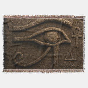 Majestätisches Horusauge Pharaonische Wurfdecke Decke
