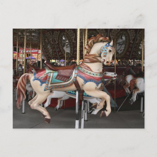 Majestätisches Karussell. Postkarte (Vorderseite)