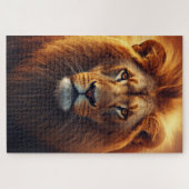 Majestätisches Löwen-Puzzle Puzzle (Horizontal)