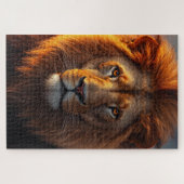 Majestätisches Löwen-Puzzle Puzzle (Horizontal)