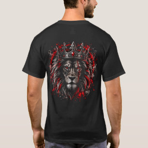 Majestätisches Löwenkopf – T-Shirt mit königlichem