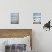 Majestätisches Meer mit Wellen unter dem stürmisch Bilderwand Sets (Schlafzimmer)