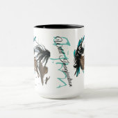 Majestätisches Pferd durch Bihrle wilde Fantasie Tasse (Zentrum)