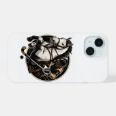 Majestätisches Pferd Kunst iPhone 15 Hülle - Reits (Rückseite (Horizontal))