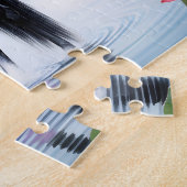 Majestätisches Pferd und Schönheit des Lotus Puzzle (Seite)