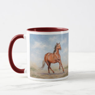 Majestätisches Pferde-Combo Tasse