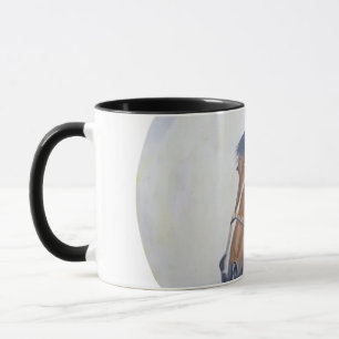 Majestätisches Pferdeporträt T-Shirt Tasse