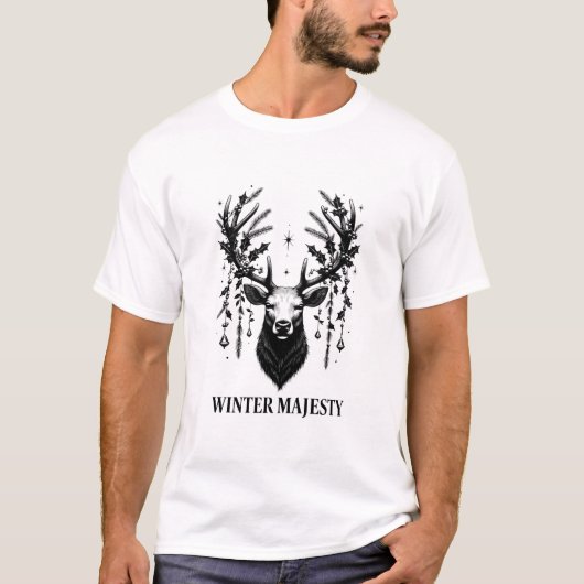 Majestätisches Renntier T-Shirt (Vorderseite)
