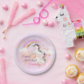 Majestätisches Unicorn-und Pappteller (Party)