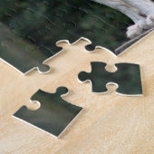 Majestätisches weißer Wolf-Puzzle Puzzle (Seite)