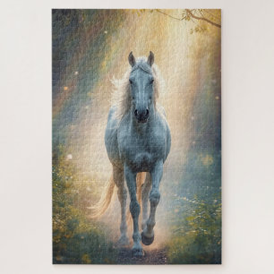 Majestätisches Weißes Pferd Puzzle