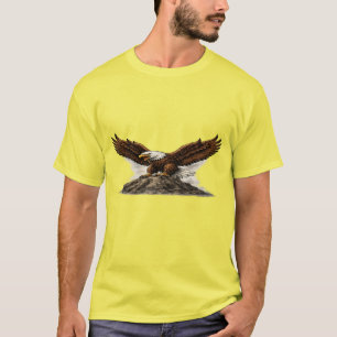 Majestätisches Weißkopfseeadler auf Felsen Grafik T-Shirt