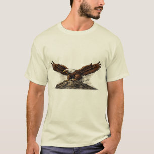 Majestätisches Weißkopfseeadler auf Felsen Grafik T-Shirt