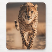 Majestätisches Wildes Gepard-Lauf-Foto Mousepad (Vorne)