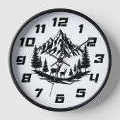 Majestätisches Wildleben Uhr (Vorderseite)