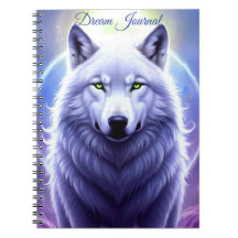 Majestätisches Wolf-Traumtagebuch