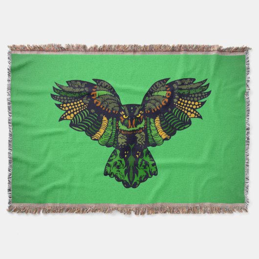 Majestätliche Smaragdeule Decke (Vorderseite)