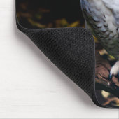 Majestätliche Winter-Schnee-Eule Mousepad (Ecke)