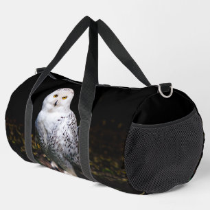 Majestätliche Winter-Schneeeule Duffle Bag