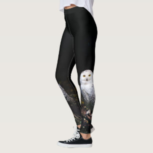 Majestätliche Winter-Schneeeule Leggings