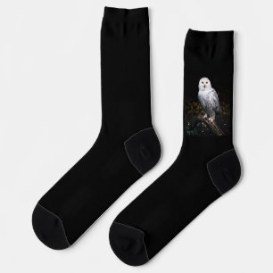 Majestätliche Winter-Schneeeule Socken