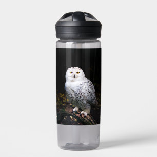 Majestätliche Winter-Schneeeule Trinkflasche