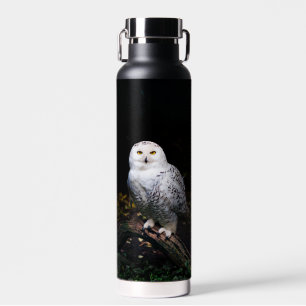 Majestätliche Winter-Schneeeule Trinkflasche