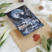 Majestic Aardvark in Serene Field Postkarte