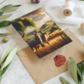 Majestic Aardwolf Grasslands Postkarte